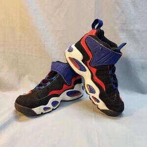 Nike Air Griffey Max I Alternate USA Blue Red White Boys Shoes Sneakers Size 6Y‎